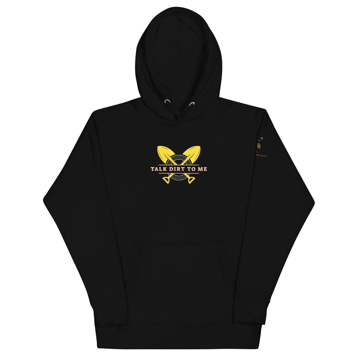 Black Elzo Landscape heavyweight hoodie