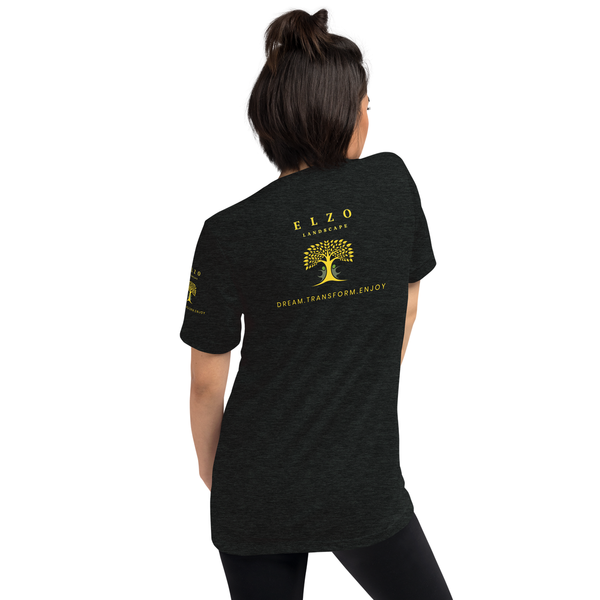 Black Elzo Landscape logo tee