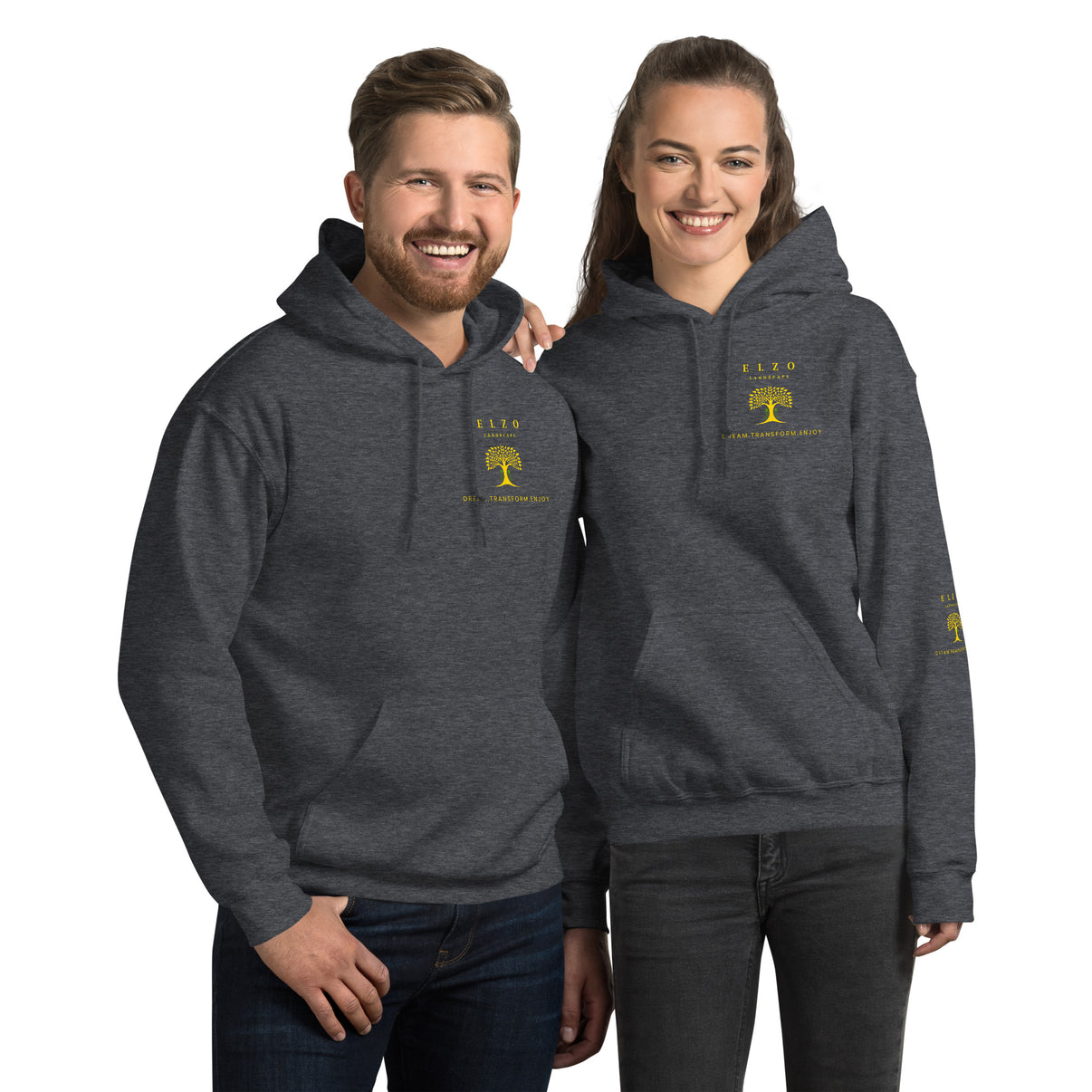 Dark heather Elzo We Dig Beautiful hoodie